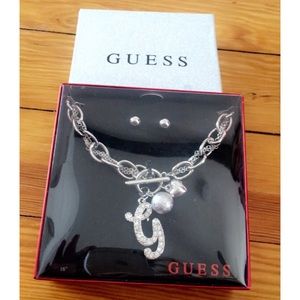 SOLD!!!! Guess Necklace and Earring set
